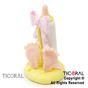 ADORNO MAMADERA ROSA CON PIECITOS A. PORCELANA FRIA x 1